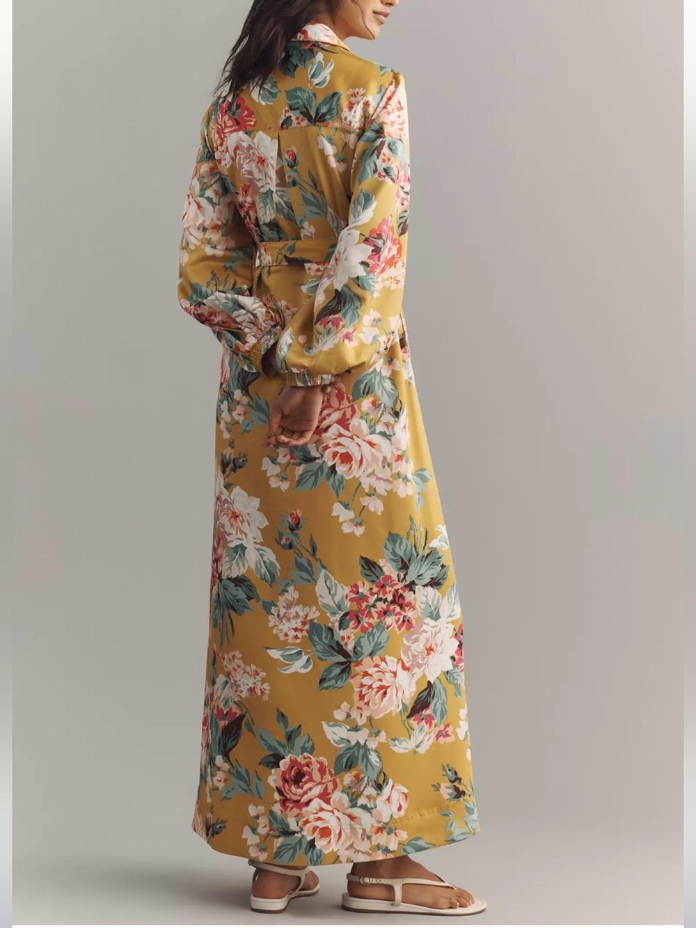 Mona Silken Maxi Shirtdress - Picture 3 of 3